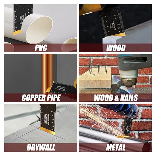 55 Pack Oscillating Saw Blade Kit, Professional Multitool Blades for Soft Metal Nails and Hard Wood Plastic, Multi Tool Blades Kits for Oscillating Tool Accessories, 6 Types Saw Blades