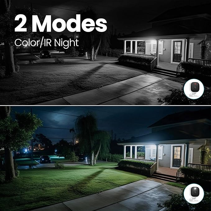 VIMTAG 5G/2.4G 2.5K Cameras for Home Security-Outdoor/Indoor Camera for Dog/Cat/Pet/Nanny/Baby, Wired, Color Night Vision, Free AI Detection, 2-Way Audio, 24/7 SD Recording,Support Alexa Cloud SD Card