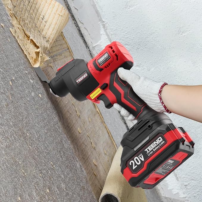 Cordless Combo Kit 20V, 3-in-1 Cordless Multi-Tool Woodworking Tool Set with Toolbox, Drill, Impact Wrench, Oscillating tool, 1 X 3.0Ah Battery and Charger