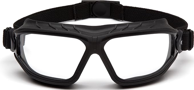 Pyramex Safety GB10010TM Torser Safety Goggles,Clear H2MAX Anti-Fog Lens