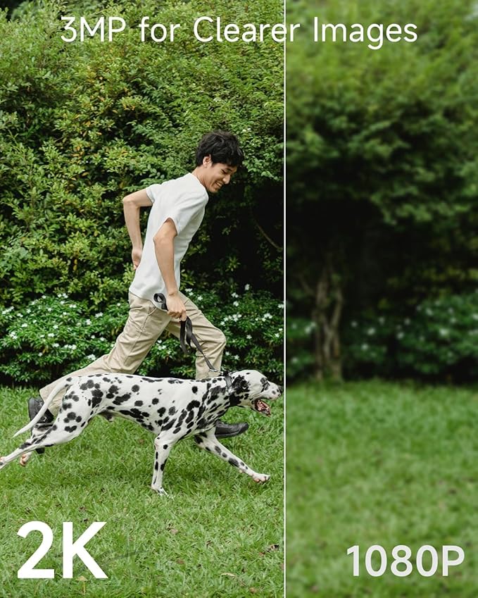 Upgraded 5G/2.4G WiFi Security Cameras Wireless Outdoor,2K Battery Powered Home Indoor Camera with AI Motion Detection, Siren,Color Night Vision, 2-Way Talk, IP65, Works/Alexa, Cloud/SD