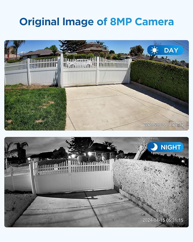 4COVR 16 Channel PoE Security Camera System, AI Human/Vehicle Detection, 16CH 4K NVR 4TB HDD, 12Pcs 8MP Wired Commercial Bullet IP Camera IP67 Night Vision, Business Surveillance Outdoor, LY37EX8M1612