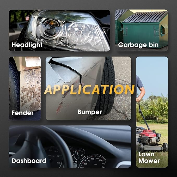 TOOLIOM 100W Portable Plastic Welder Hot Stapler Plastic Repair Kit,110V Plastic Weld Kit with 200 PCS Welder Staples,4 Types Staples Plastic Welding Gun for Car Bumper Crack Kayak Repair