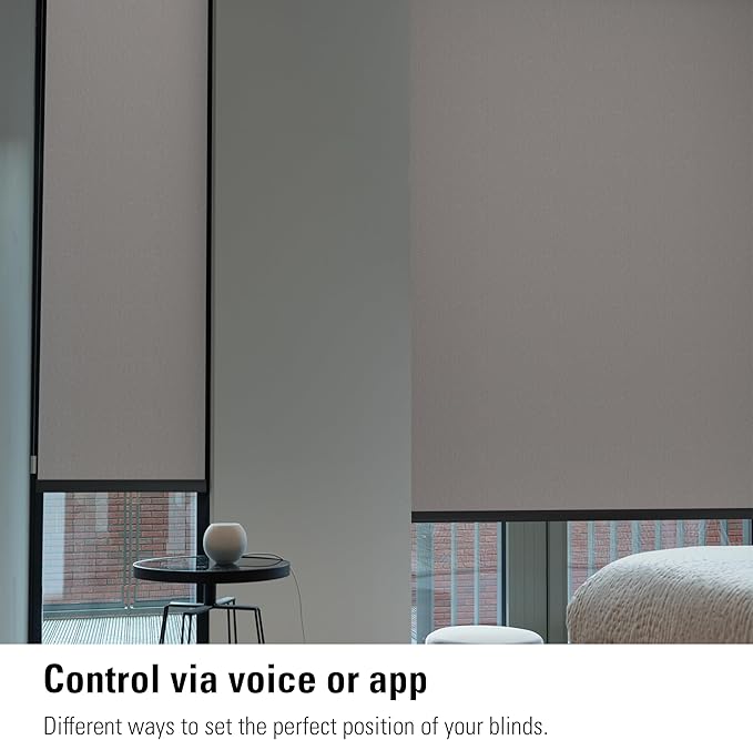 Eve MotionBlinds (Matter) Upgrade Kit for Roller Blinds – Motor to Upgrade existing Indoor Blinds, Open/Close Automatically, Control via Voice/app, Schedules & Scenes, Requires Thread Border Router
