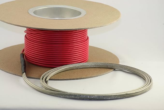 40 Sqft Warming Systems 120 V Electric Tile Radiant Floor Heating Cable with Touch Screen Programmable Thermostat