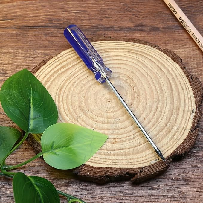 T6 Torx Screwdriver with Magnetic Tip Plastic Grip, Torx Screwdriver for Computer Repairing, Home Appliances(Blue, 130mm/ 5.1")