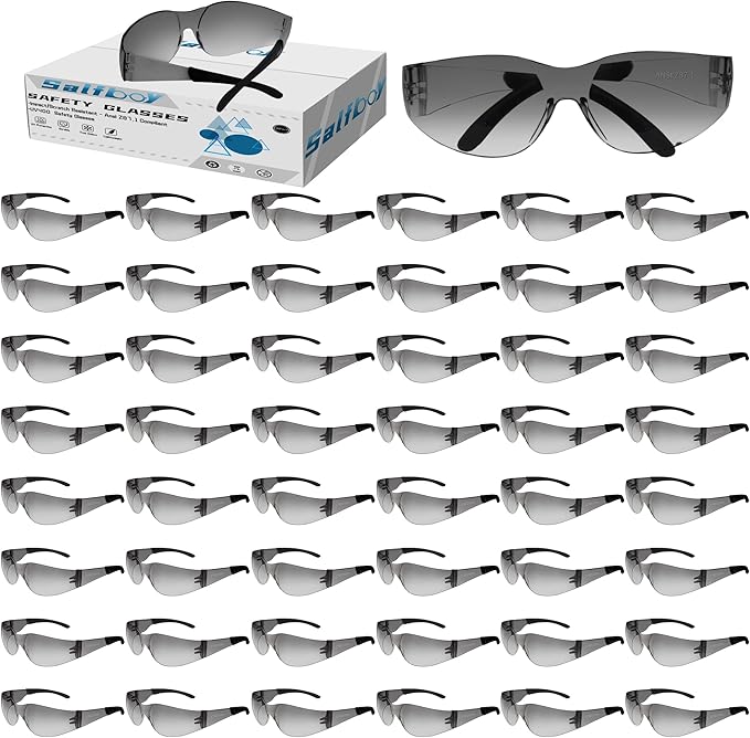 Safety Glasses Ansi Z87.1 Clear Safety Glasses Bulk Impact Resistant Lens Protective Eyewear for Men Women