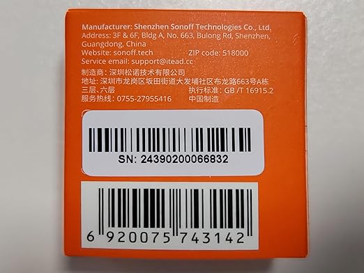 SONOFF ZigBee Smart Light Switch, SONOFF Zigbee Hub Required, Interruptor Inteligente Voice Control with Alexa & Google Home, Neutral Line Required Smart Home Device, Zigbee Switch ZBMINIR2