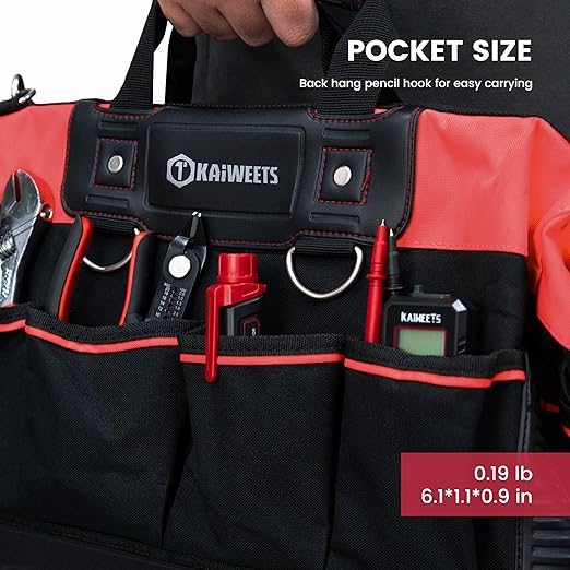 KAIWEETS Voltage Tester/Non-Contact Voltage Tester with Signal Percentage, Dual Range AC 12V/70V-1000V, Live/Null Wire Tester, Electrical Tester with LCD Display, Wire Breakpoint Finder (Black)