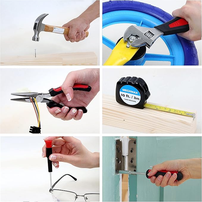 149 Piece Home Tool Kit for Home, Apartment, Office, Mechanic, Men, Car, Automotive, Hand Tool Kit and as A Gift