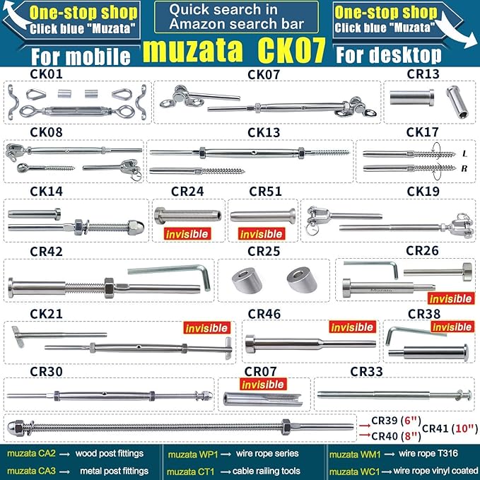 Muzata Custom Cable Railing Crimping Tool Hydraulic Crimper Hydraulic Crimping Tool for 1/8" Stainless Steel Cable Railing Kit Wire Rope Swaging Kit CR09