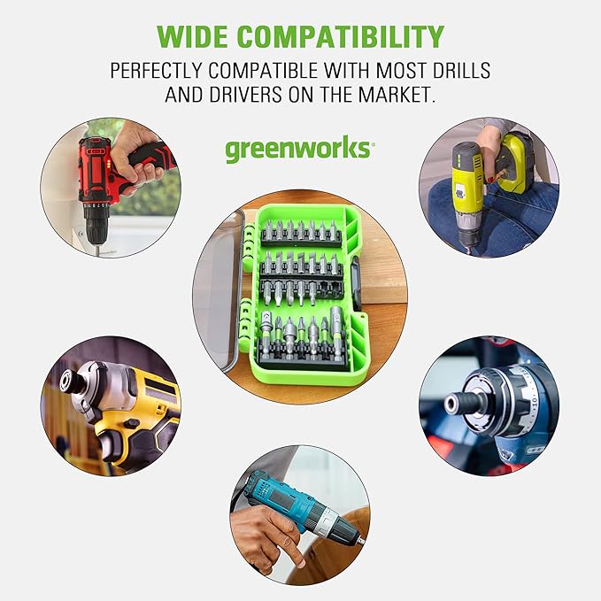 Greenworks 30 Piece Impact Rated Driving Set