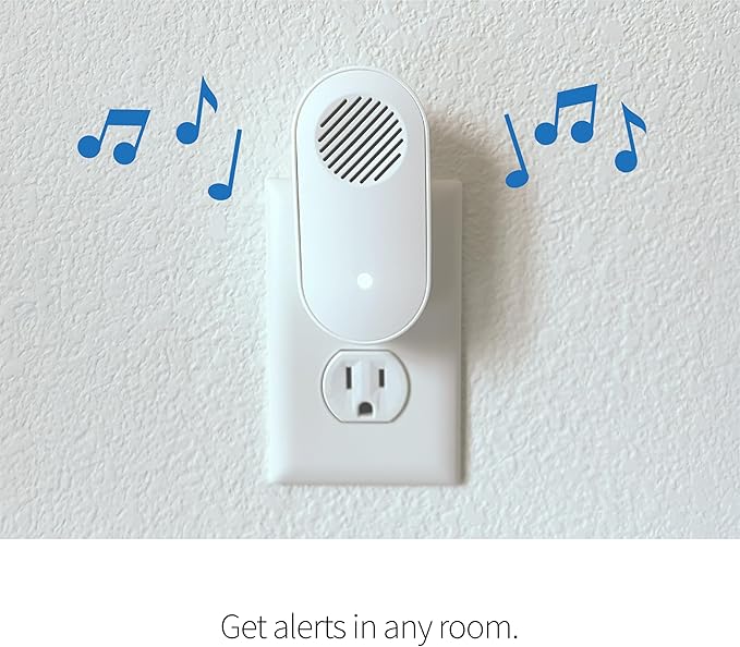 Arlo Chime 2, Built-in Siren, Audible Alerts, Customizable Melodies, Wi-Fi Connected, Compatible with: Wired/Wireless Doorbell Camera, Security Cameras,Smart Home Devices(Does not Work: Pro, Ultra)