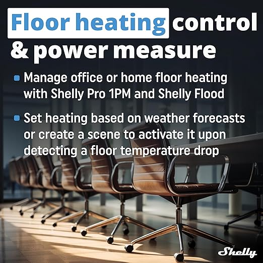 Shelly Pro 1PM | Wi-Fi & LAN, 1-Channel Smart Relay Switch with Power Metering | Home & Facility Automation | Compatible with Alexa & Google | iOS Android App | Remote Appliances Control