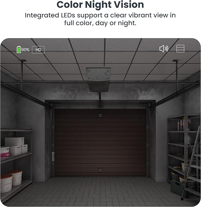 Feit Electric Smart Security Camera Bulb, 2K QHD Resolution, 2-Way Audio, Human Tracking, 350° Pan, Night Vision, Motion Alerts, E26 Base, Alexa/Google Assistant Compatible, CAM/PAN/WIFI/E26/2K