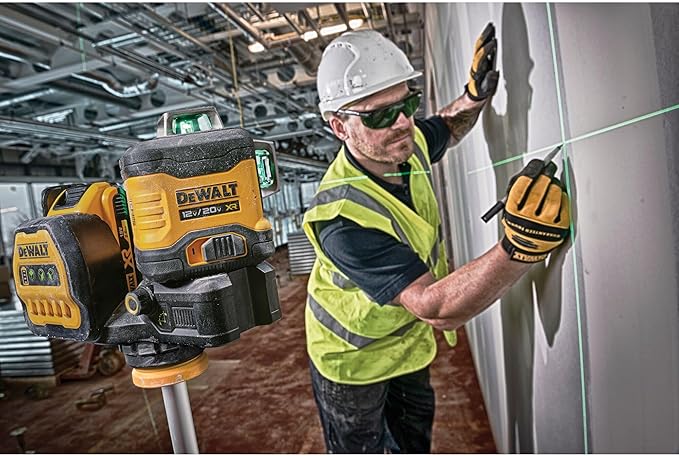 DEWALT 20V/12V MAX Laser Level, 3 x 360, Green, Bare Tool Only (DCLE34030GB)