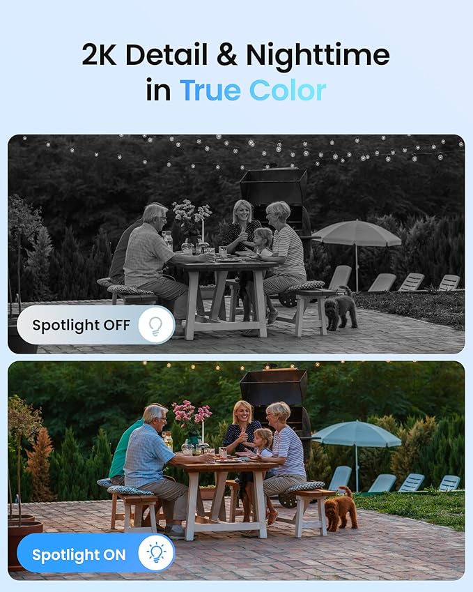 ZOSI 2K Wi-Fi 6 Security Camera System,4pcs 3MP Plug-in Metal WiFi Cameras Indoor Outdoor,AI Person Detection,Color Night Vision,2 Way Audio,8CH 4K NVR with 64GB Memory Card for Motion Recording