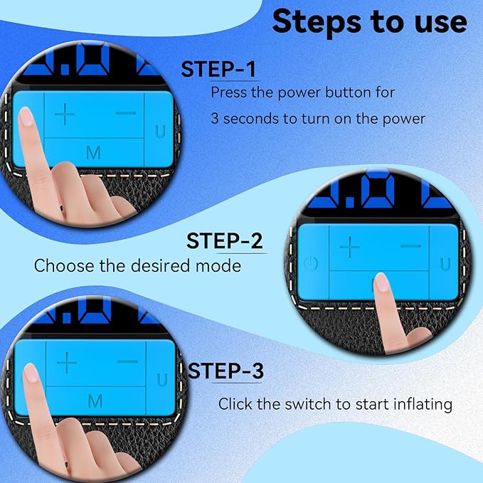 Portable Tire Inflator & Air Compressor Fit For Fiesta 2002-2007， 3X Faster Inflation, LED Light， 6000mAh, Auto Shut-Off, Digital Gauge