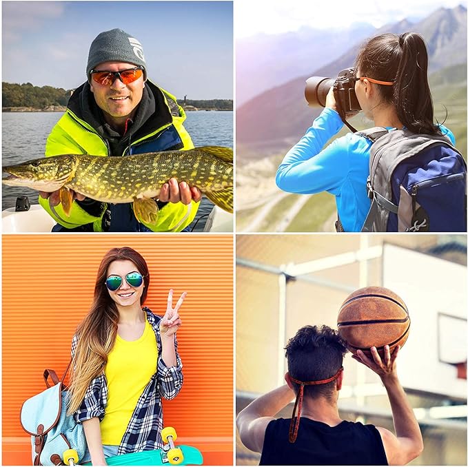 Glasses Strap for Women Adjustable Eyeglass Strap Multicolors Eyewear Retainer and Sunglasses Strap Holder Fit Prescription or Reading Glasses Useful Little Gift Anti-Slip Stylish Style 6 Pack