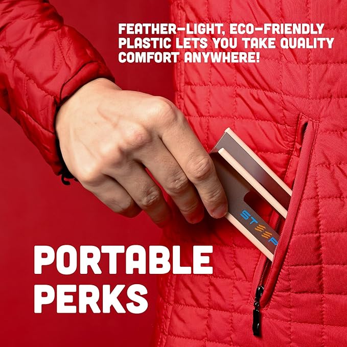 Steepy Low Profile Laptop Stand 3 Height Adjustable Computer Stand Lightweight Plastic Laptop Riser Laptop Tilt & Angle Wedge (Orange, 10 Pack)