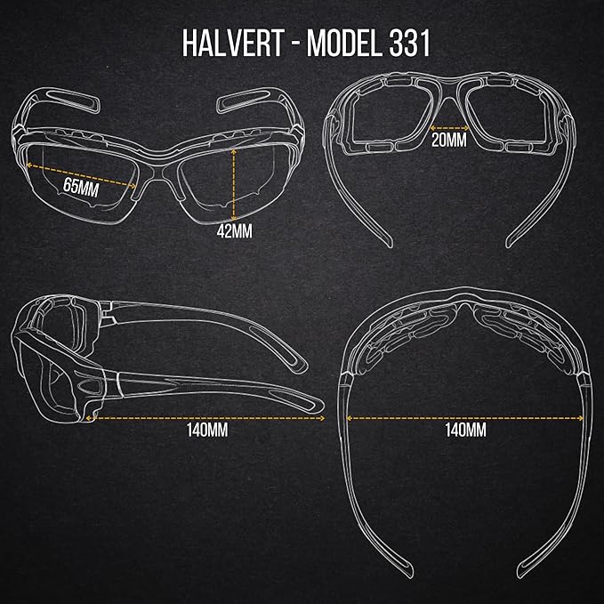 WYND Blocker Motorcycle Riding Glasses Extreme Sports Wrap Sunglasses