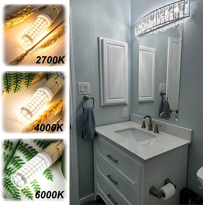 ALIDE E12 75 Watt Replacement LED Candelabra Bulbs C7,6000K Daylight Bright Cool White,800LM T6 7.5W LED E12 Chandelier Light Bulbs for Ceiling Fan Pendant Lighting,Non-dimmable,6 Pack