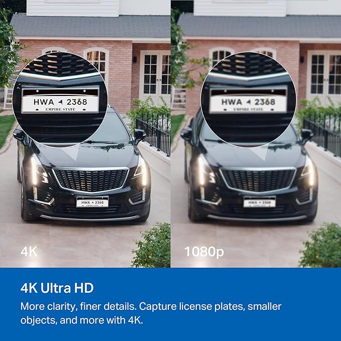 Tapo MagCam 4K Solar, 4K Ultra HD Outdoor Wireless Battery Camera w/Solar Panel – 24/7 Capture, Free Person/Vehicle Detection, Starlight Color Night Vision, Works w/Alexa & Google Home