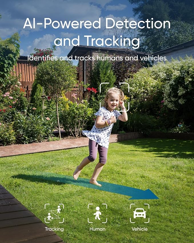 eufy Security Floodlight Camera E30, Security Camera Outdoor, 360° Pan and Tilt, AI Detection and Tracking, 2K Video, 2.4GHz Wi-Fi, 2,000 Lumens, Custom Voice and Light Alerts, 24/7 Recording