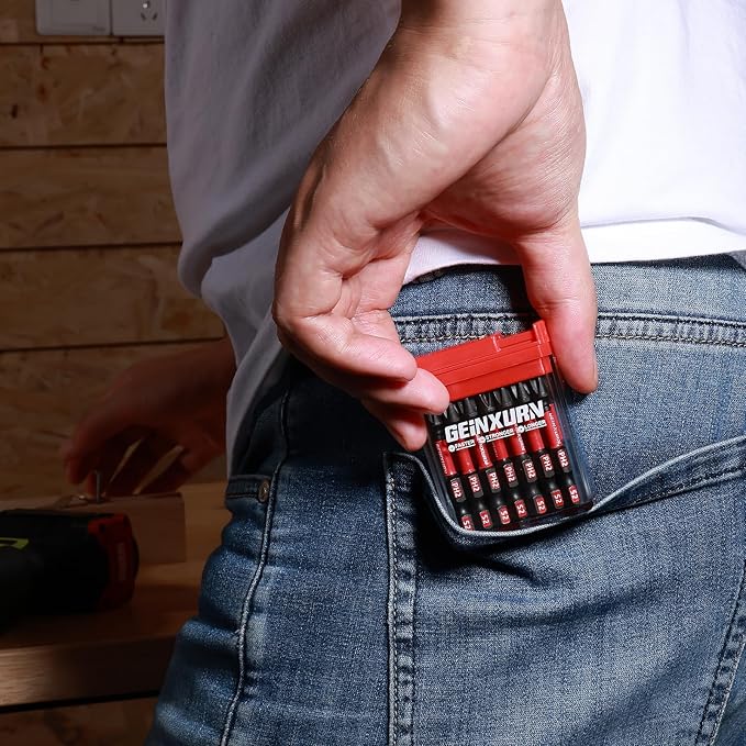 90 Pieces Impact Screwdriver Bits Set with Colorful Boxes, 2" Magnetic (PH2,PZ2,SQ2,T10,T15, T20,T25,T30) S2 Steel Multi Driver Bits