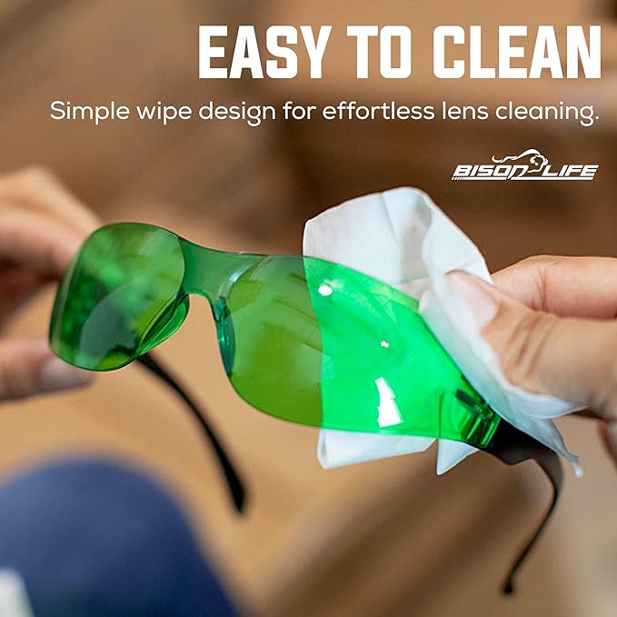 BISON LIFE Keystone Color Lens Safety Glasses | Anti Scratch | Impact Resistance | ANSI Z87.1 Standard | UV 400 Protection