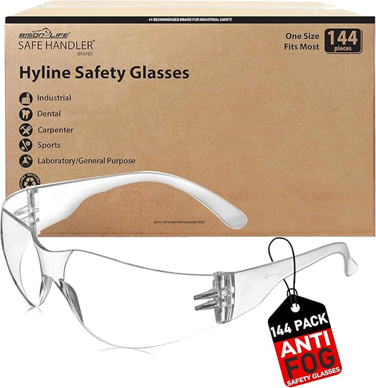 Hyline Anti-Fog Color Safety Glasses Variety, Impact Resistant, Polycarbonate, Anti-Scratch