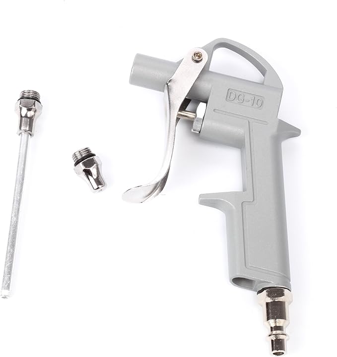 SNS DG-10(NG) Air Blow Gun D Type With Two Interchangeable Nozzles Air Compressor Quick Connector NPT coupler
