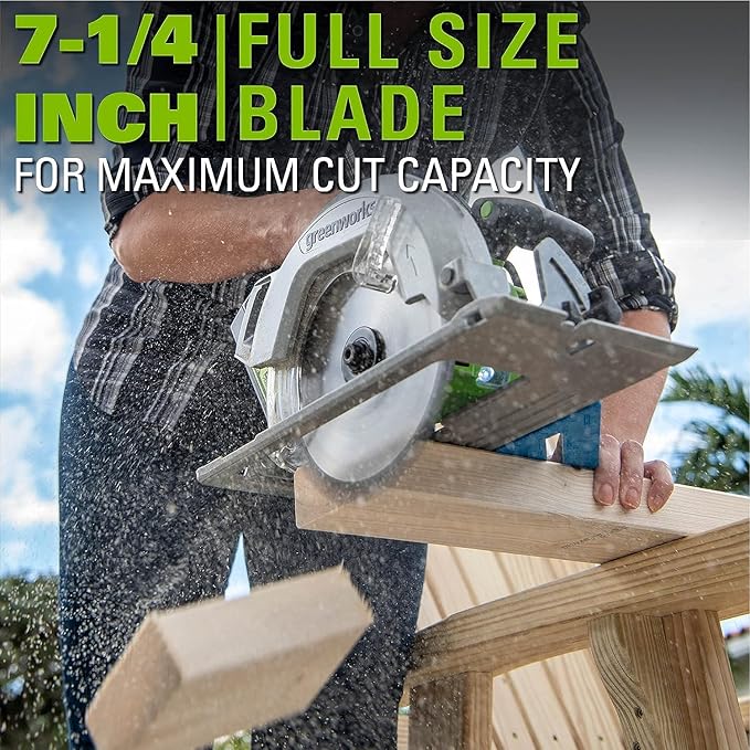 Greenworks 24V 6-pcs Combo Kit: 24V Hammer Drill, Impact Driver, Multi-Tool, Flashlight, Reciprocating Saw & Circular Saw, Includes 3 * 2.0Ah Batteries & (2) Chargers