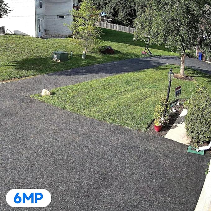 Anpviz 6MP PoE PTZ Camera Outdoor, 5X Optical Zoom 2.7~13.5mm Lens, Pan Tilt Zoom IP Security Camera with Human Vehicle Detection, Spotlight&Sound Alarm, SD Card Slot, IP66, NDAA Compliant (U Series)