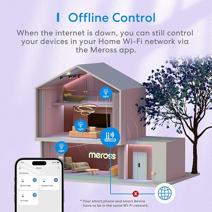 meross Smart Light Bulb, Smart WiFi LED Bulbs Compatible with Apple HomeKit, Siri, Alexa, SmartThings, Dimmable E26 Multicolor 2700K-6500K RGBWW, 900 Lumens 60W Equivalent, 4 Pack