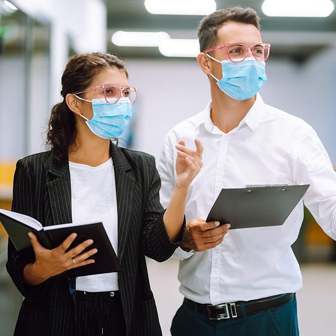 MORK&SUKY Safety Glasses, Stylish Goggles With No Fog Lense, Alternatives To Regular Protective Eyewear For Lab and Nursing.