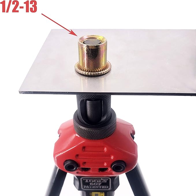 16-Inch Rivet Nut Tool Rivet Nut Kit, with15 Metric and SAE Mandrels, 236Pcs Assorted Rivet Nuts, and Rugged Carrying Case