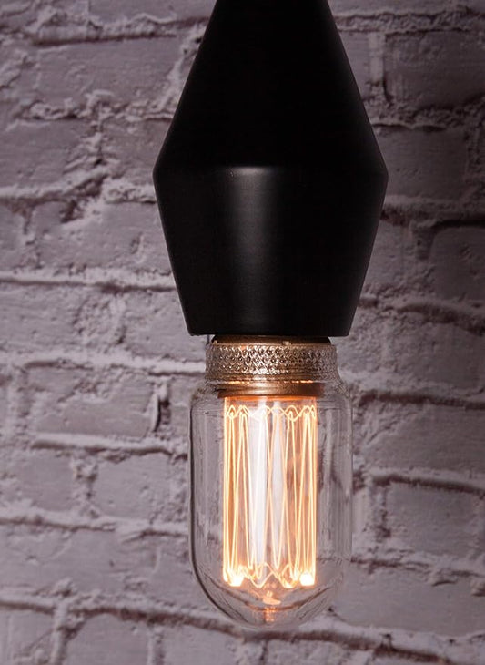 Decorative Light Bulb, Vintage Edison Small Bulb, Dimmable LED Short Tubular Bulb, 3.5W Low Lumen Eye-Caring Soft Dim Lighting for Mood(Not Daylight White), E26 Medium Base, Clear RN T45