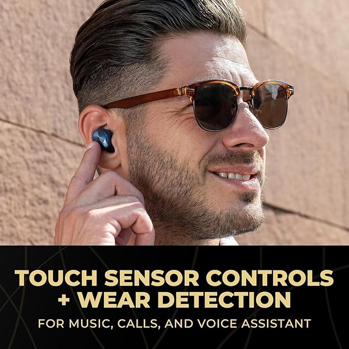 Technics EAH-AZ80-A Premium Hi-Fi True Wireless Bluetooth Earbuds with Advanced Noise Cancelling - Midnight Blue