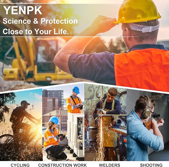 Safety Glasses Goggles for Men, Anti Scratch ANSI z87+ Compliant UV Protection Protective Eyewear Rubber Non-slip Leg