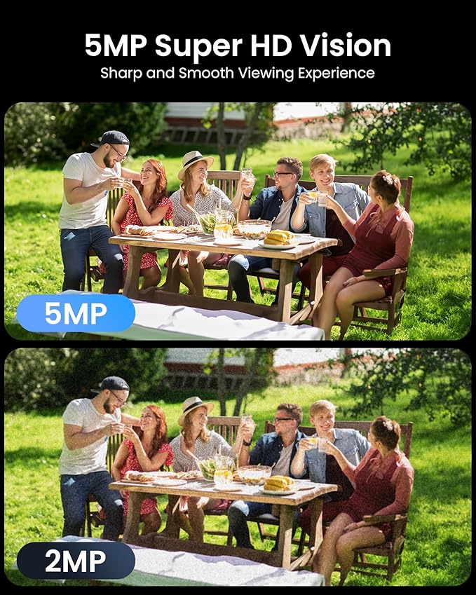 ZOSI 4K 8MP 16CH PoE Security Camera System, 8pcs 3K 5MP C186 Aurora Lux True Full Color Night Vision Outdoor Indoor PoE Wired Cameras, Person/Vehicle Alerts, Light & Siren, Two-Way Talk, with 4TB HDD