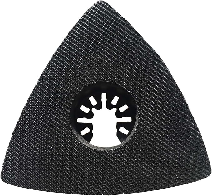 XXGO 3 Pcs 3-1/8 Inch 80mm Triangular Hook & Loop Oscillating Multi Tool Sanding Pads No.XG5508