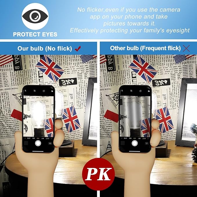 Leools T14 LED Bulb,6W E26 LED Bulb Dimmable Equivalent E26 Bulb 60 Watt,Neutral White 4000K E26 Edison Bulb,AC120V,650lm,CRI90,Clear Glass,Tubular Light Bulb,ETL Listed,Pack of 6