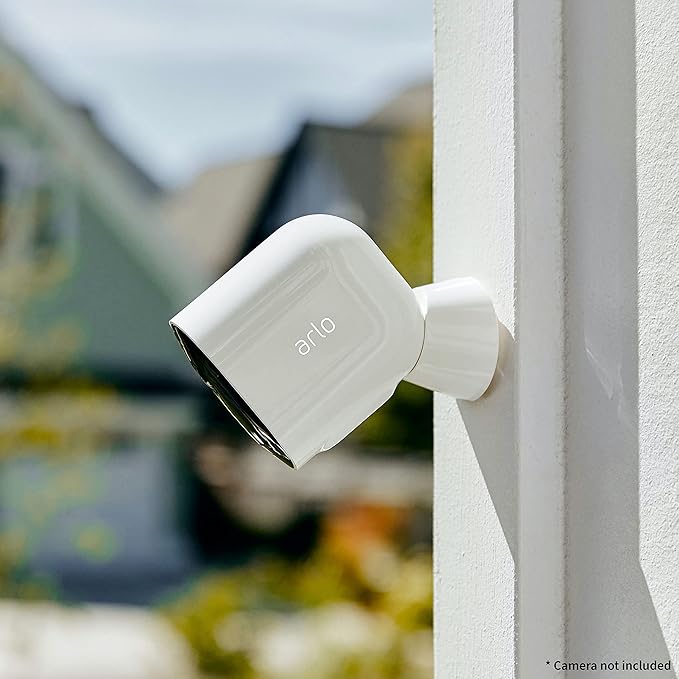 Arlo Magnetic Wall Mounts - Arlo Certified Accessory, Indoor or Outdoor Use, Works with Arlo Pro 5S 2K, Pro 4, Pro 3, Ultra 2, and Ultra Cameras, White - VMA5000, 2 Count (Pack of 1)