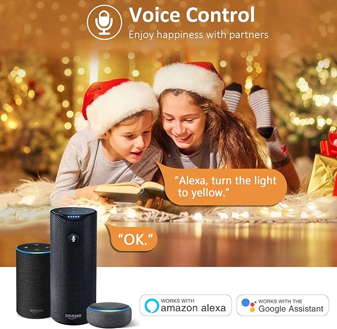 Smart LED Light Bulb 150W Equivalent, 1600 Lumens 16W Alexa, E26 A19 Ultra Bright Color Changing, 2.4 GHz WiFi Dimmable Compatible With Alexa, Google (No Hub Required)