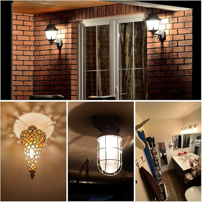 ALIDE E26 100 Watt Equivalent LED Candelabra Corn Bulbs,2700K Warm White,E26 E27 12W LED Light Bulbs 1200LM for Ceil Fan Chandelier Pendant Lighting,Non-dimmable,4 Pack