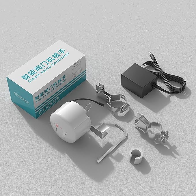 WIFI Smart Water Valve Shut Off Tool Automatic Remote Control On And Off Electric Gas Shutoff Valve Main Compatible With Alexa