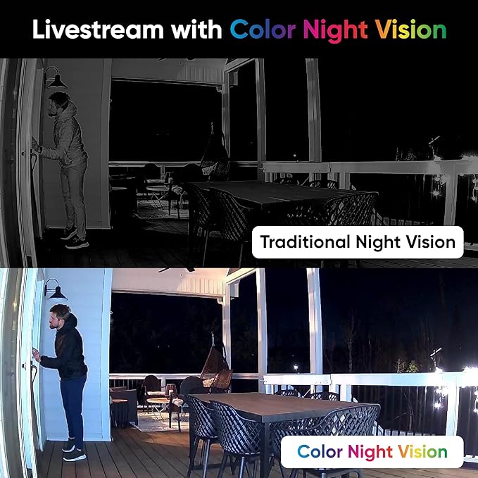 WYZE Cam OG Indoor/Outdoor 1080p Wi-Fi Smart Home Security Camera with Color Night Vision, Motion Detection, 2-Way Audio, Compatible with Alexa & Google, Black (2-Pack), Free Expert Setup