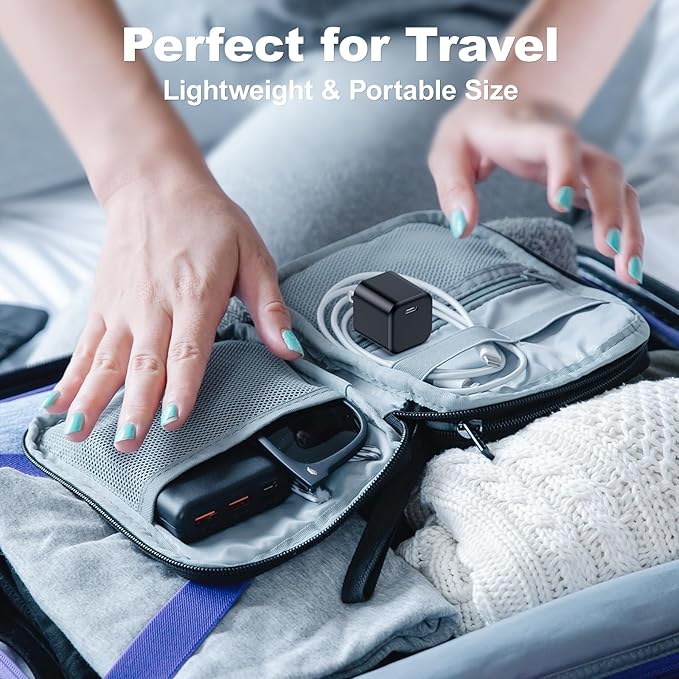 USB C Charger Cube, Agtray 2-Pack Mini Type C Fast Charging Blocks Phone Charger Box Wall Plug Travel Power Adapter Compatible for iPhone 16 15 14 13 12 11 Pro XR, Samsung Galaxy S25 S24 A16 A15 A14