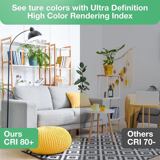 48 Pack LED Light Bulbs 100 Watt Equivalent, A19 5000K Daylight, 1500 Lumens, E26 Base, Non-Dimmable, 13 Watt Energy Efficient LED Bulbs for Home Lighting